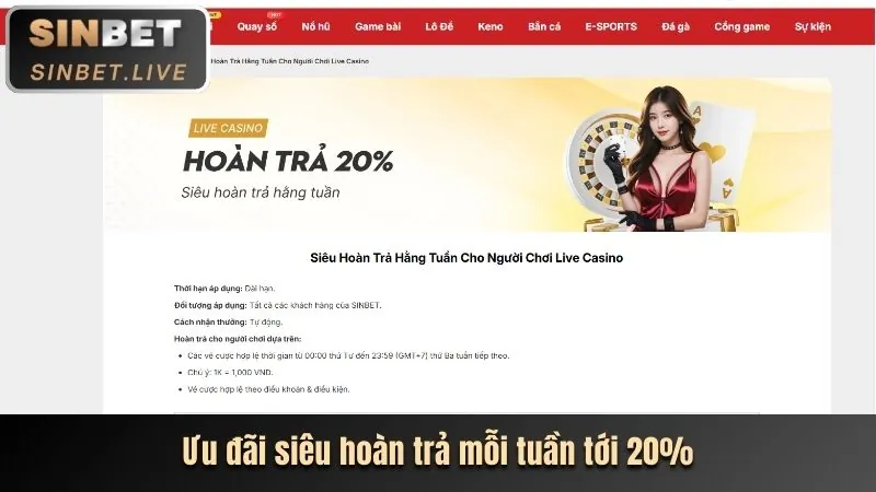 Hoàn trả casino